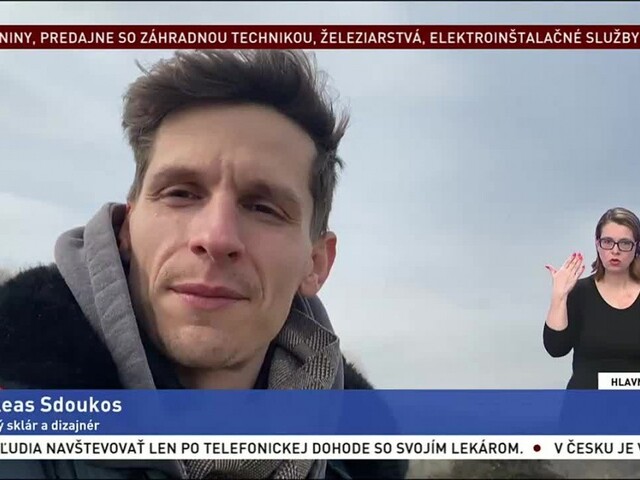 Umelci pozdravujú: sklár Achilleas Sdoukos