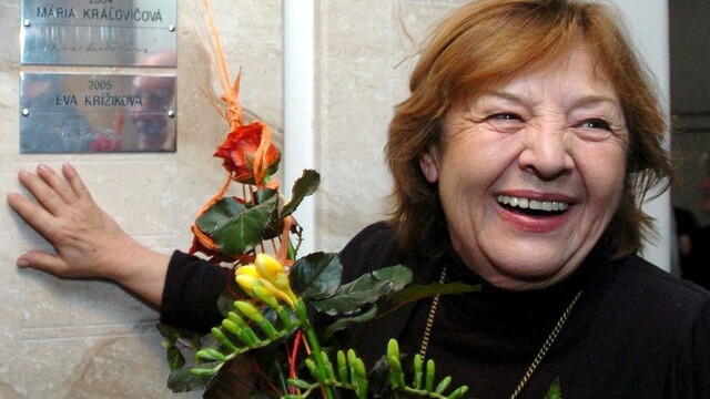 Zomrela slovenská herečka Eva Krížiková, mala 85 rokov