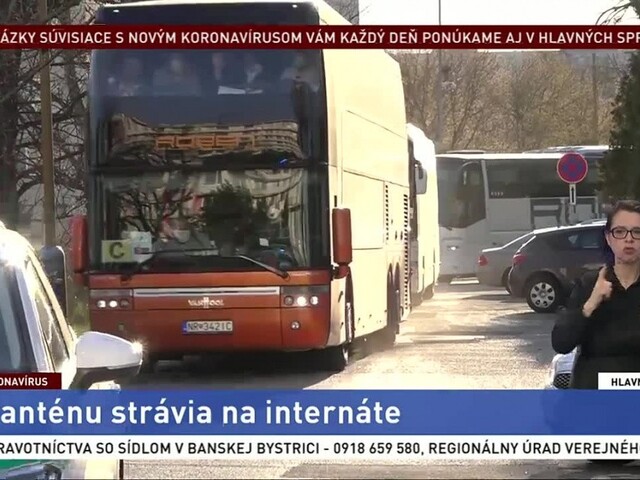 Repatrianti z Británie prišli do Košíc, bývať budú na internáte