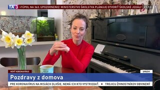 Umelci pozdravujú: speváčka a skladateľka Mária Podhradská