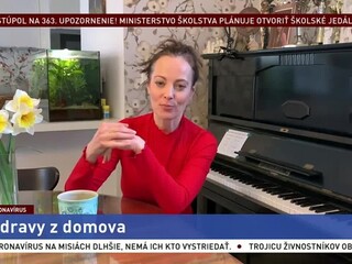 Umelci pozdravujú: speváčka a skladateľka Mária Podhradská