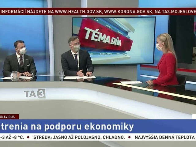 Opatrenia na podporu ekonomiky / Nový odhad šírenia nákazy