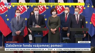 TB I. Matoviča a koaličných partnerov o fonde vzájomnej pomoci