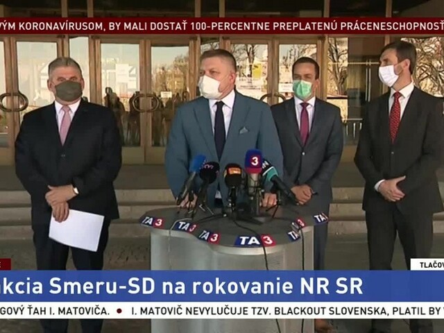 TB strany Smer-SD o aktuálnom dianí v parlamente