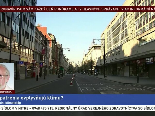 Klimatológ  M. Lapin o vplyve opatrení na našu klímu