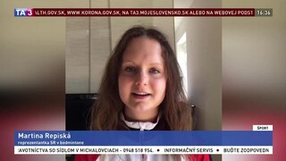 Presunutie olympiády prijala aj naša bedmintonistka Repiská