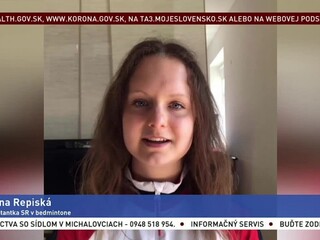 Presunutie olympiády prijala aj naša bedmintonistka Repiská