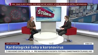 ŠTÚDIO TA3: R. Hatala o vplyve koronavírusu na kardiologické lieky
