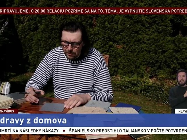 Umelci pozdravujú: výtvarník Róbert Hromec