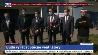 TB premiéra I. Matoviča a ministra zdravotníctva M. Krajčího o nákupe pľúcnych ventilátorov
