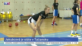 Basketbalistka Jakubcová je stále v Taliansku, zvažuje ukončenie zmluvy