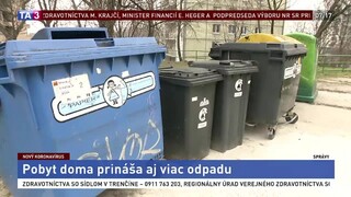 Karanténa znamená aj viac odpadu, kontajnery sú preplnené