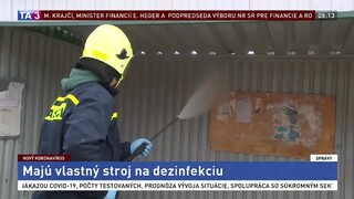 Dobrovoľníci si pomohli sami, dezinfekčný prístroj si vyrobili