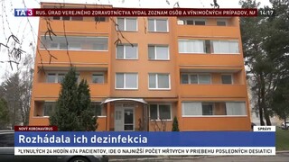 Obyvateľov košickej bytovky rozhádala dezinfekcia
