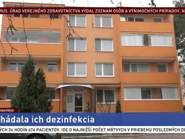 Obyvateľov košickej bytovky rozhádala dezinfekcia