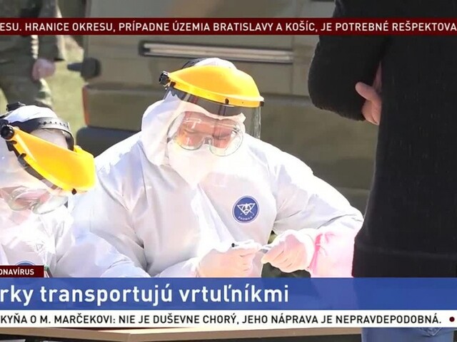 S testovaním v osadách pomáha aj rezort obrany