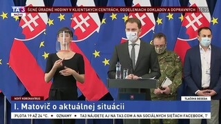 TB I. Matoviča o náraste nakazených koronavírusom