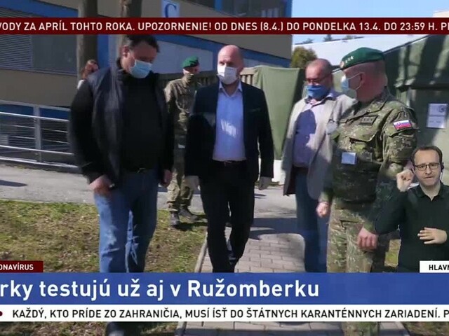Testujú už aj armádne laboratóriá, denne vyhodnotia 100 vzoriek
