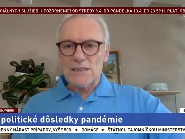 HOSŤ V ŠTÚDIU: Expert D. Zupka o geopolitických dosahoch pandémie