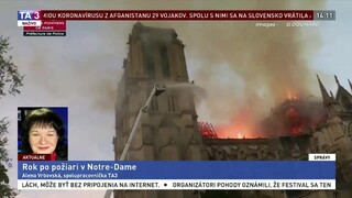 Spolupracovníčka TA3 A. Vrbovská o výročí požiaru Notre-Dame
