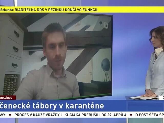 ŠTÚDIO TA3: T. Bendl o karanténe v utečeneckých táboroch