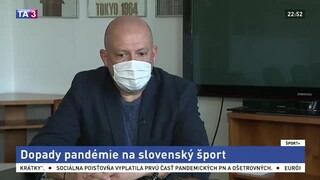 Prezident SOŠV A. Siekel o dopadoch pandémie na slovenský šport