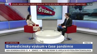 ŠTÚDIO TA3: K. Kyselicová o biomedicínskom výskume v čase pandémie