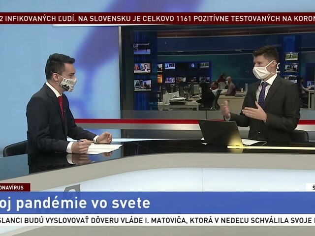 HOSŤ V ŠTÚDIU: T. Verníček o vývoji pandémie vo svete