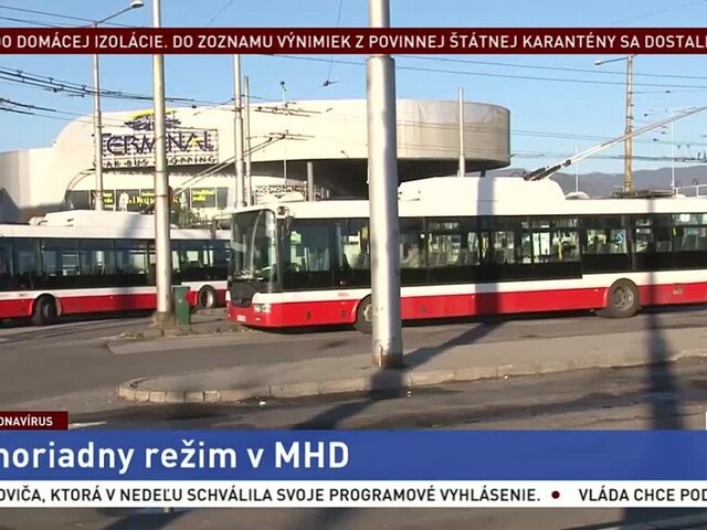 Klesol počet cestujúcich, v MHD začal platiť mimoriadny režim
