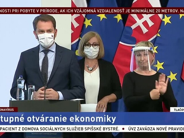 TB premiéra a krízového štábu o postupnom otváraní ekonomiky