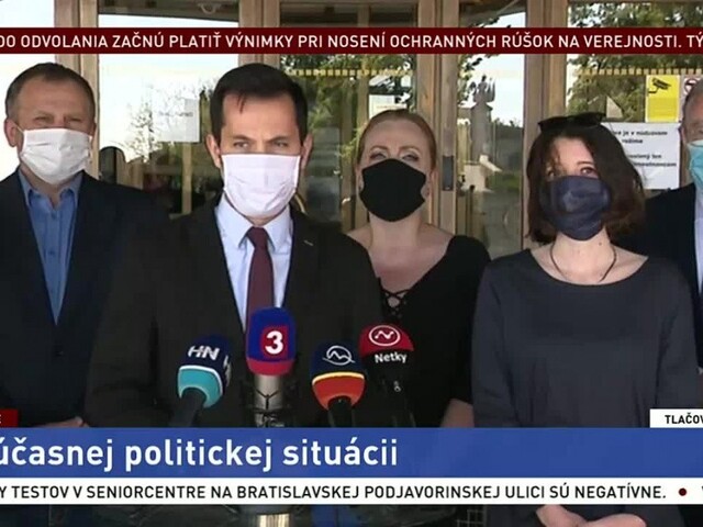 TB Za ľudí o aktuálnej politickej situácii