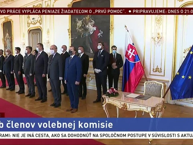 Sľub členov volebnej komisie