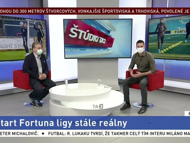 ŠTÚDIO TA3: P. Malovič o reštarte Fortuna ligy