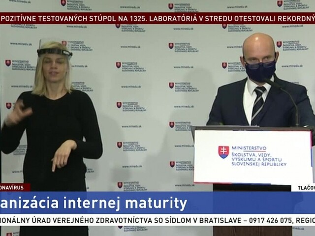 TB B. Gröhlinga o priebehu internej časti maturitnej skúšky