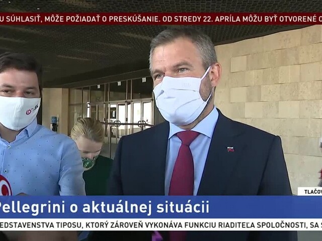 Vyhlásenie P. Pellegriniho o nákupe rýchlotestov a akcii Dobytkár