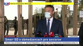 TB predstaviteľov Smeru-SD o obmedzeniach pre seniorov