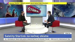 ŠTÚDIO TA3: J. Kapuš o satelitoch Starlink na nočnej oblohe