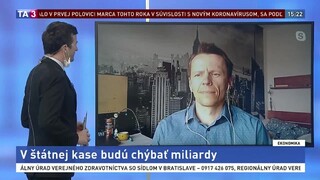 Analytik R. Ďurana o miliardách, ktoré budú chýbať v štátnej kase