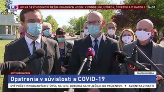 TB M. Krajčího po návšteve nemocnice v Nových zámkoch