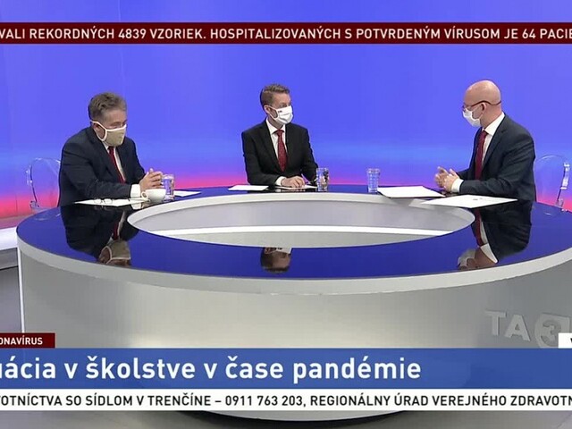 Priority úradu podpredsedníčky vlády / Situácia v školstve v stave pandémie / Médiá a kultúra v čase pandémie