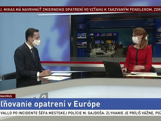 HOSŤ V ŠTÚDIU: Redaktor V. Lichvár o uvoľňovaní opatrení v Európe