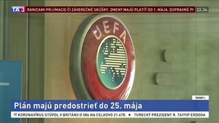UEFA odporučila členom dohrať súťaže, majú prísť s plánom reštartu