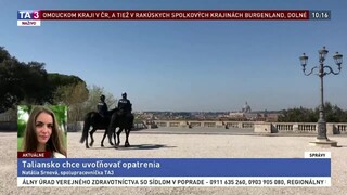 Spolupracovníčka TA3 N. Srnová o aktuálnej situácii v Taliansku