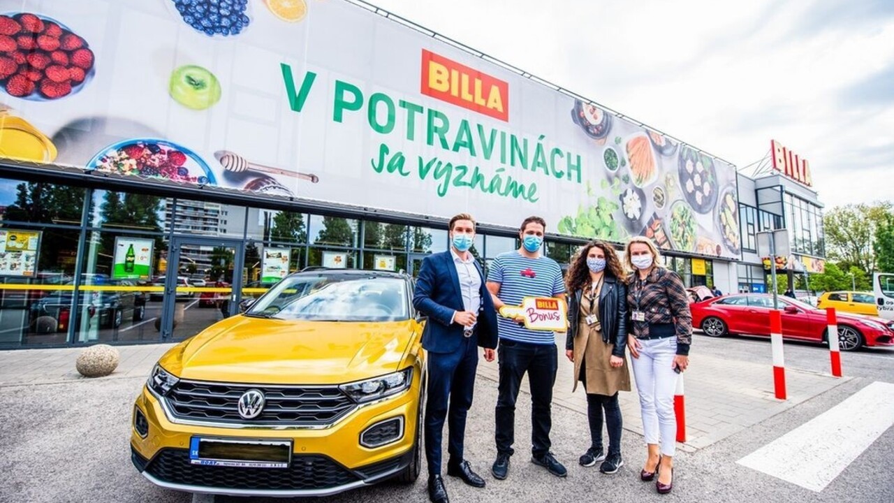 BILLA Bonus karta sa stala kľúčom k novému autu pre 10 víťazov