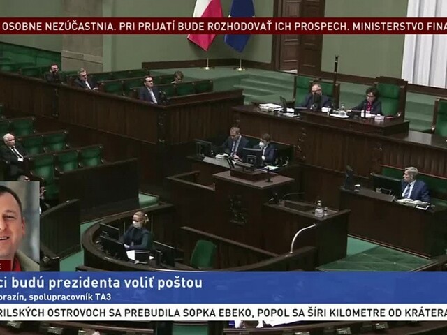 Spolupracovník TA3 M. Dorazín o tom, že Poliaci budú voliť poštou