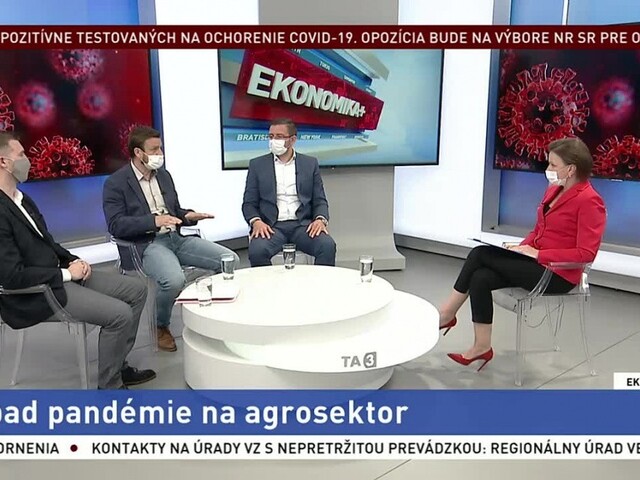Ekonomika+ o dopade pandémie na agrosektor