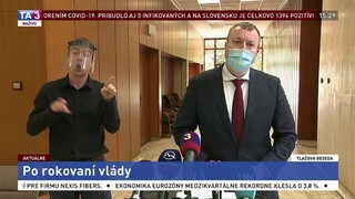 TB ministra práce M. Krajniaka po rokovaní vlády