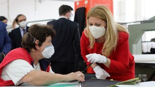 Prezidentka navštívila Veľký Krtíš. Vírus tam zatiaľ škody nenarobil