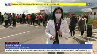 Redaktorka TA3 L. Ježová o situácii na hraničnom priechode s Rakúskom