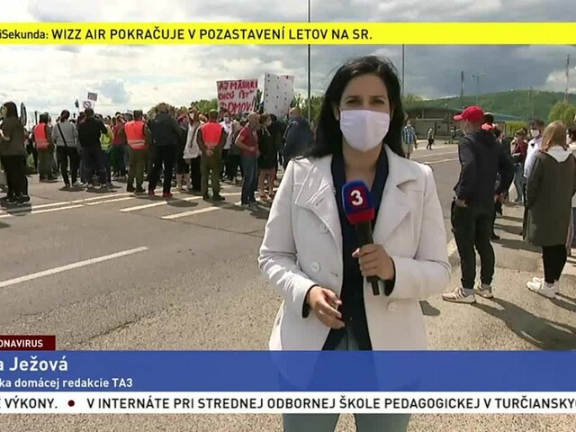 Redaktorka TA3 L. Ježová o situácii na hraničnom priechode s Rakúskom